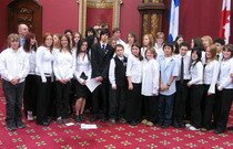 Les jeunes de la polyvalente B�langer