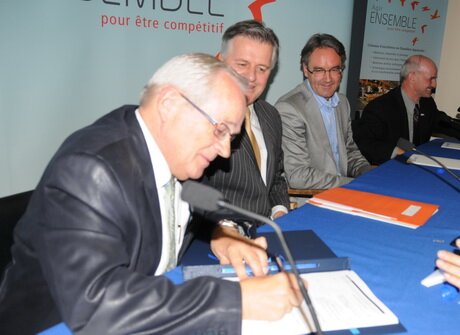 Signature de l'accord